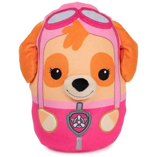 Pelúcia Skye Oficial 20 cm de Altura com seu Exclusivo Uniforme de Aviador para Crianças Acima de 1 Ano, Patrulha Canina