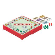 Jogo de Tabuleiro - Grab and Go Monopoly - Versão Portátil para 2 a 4 Jogadores - Hasbro