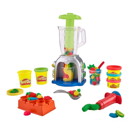 Conjunto de Massa de Modelar - Play-Doh - Smoothies Coloridos - Playset - 5 Potes - Hasbro