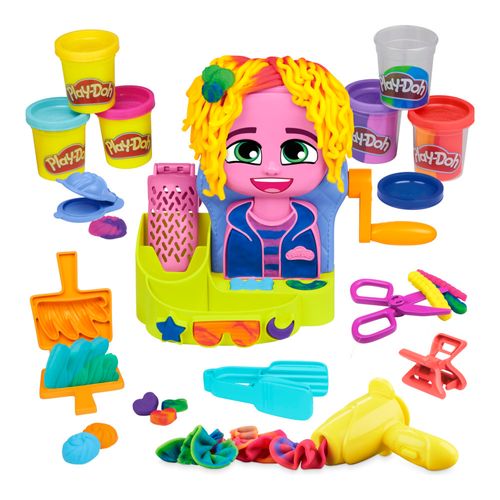 Conjunto de Massa de Modelar - Play-Doh - Cabelos Coloridos com Estilo - Hasbro