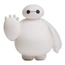 Boneco Baymax Big Hero Branco Figures Series 1 5cm Bandai