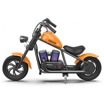 Moto Elétrica Infantil a Bateria 24V 160W com 3 Velocidades, Atinge até 16 KM, H, HYPER GOGO, Laranja