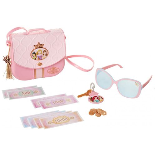 Bolsa de Princesa com Alça, Óculos de Sol e Acessórios para Crianças de 3 Anos ou Mais, Disney, Rosa