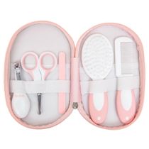 Kit Higiene Cuidados com o Bebe Estojo Rosa Buba