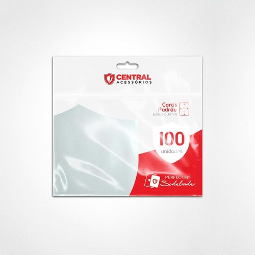 Central Perfect Fit Sideloader 100 un Sleeves Transparente