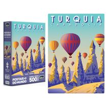 POSTAIS DO MUNDO - TURQUIA CAPADOCIA -QUEBRA CABEÇA NANO 500 PCS - TOYSTER