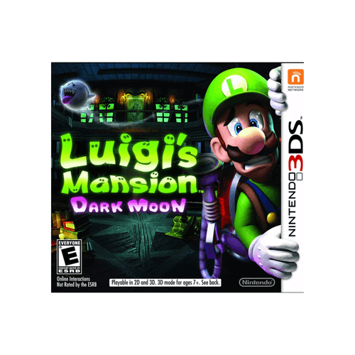 jogo Luigi Mansion: Dark Moon black label Nintendo 3DS