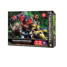 Quebra-Cabeça 100 Peças - Transformers - o Despertar Das Feras - Mimo Toys