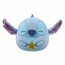 Pelúcia Squishmallow 20cm do Stitch com Estrela - Disney