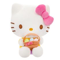 Pelúcia de 20cm Hello Kitty Páscoa  - Hello Kitty e Amigos