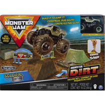 Monster Jam - Playset Com Massaareia E Veículo - Soldier Fortune