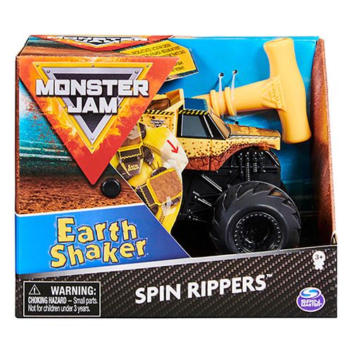 Monster Jam - Esc 1:43 - Veículo Spin Rippers Earth Shaker