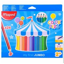 Lápis de Cor Color’Peps - Jumbo 24 Cores - Maped