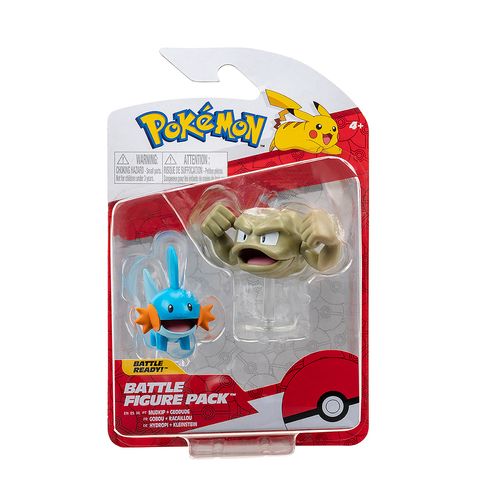 Pokémon -  2 Bonecos Mudkip e Geodude - Sunny