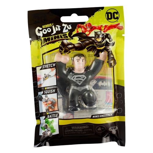 Boneco Elástico Superman Armadura de Aço - Goo Jit Zu Minis