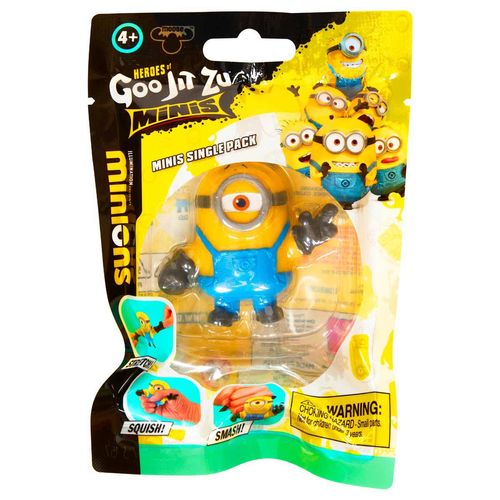 Mini Boneco Elástico Carl - Goo Jit Zu Minions