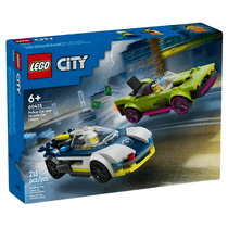 Lego City Perseguição De Carro Da Policia E Muscle Car 60415