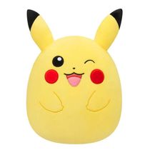 Pelúcia Pokémon Pikachu Piscando Fofo Squishmallows 25cm