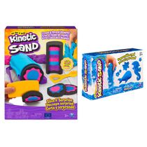 Kit 2 Playset Fatia Surpresa + Areia Neon - Kinetic Sand