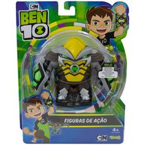 Ben 10 - Minifigura Articulada 10 Cm - Omini-Kix Bala De Canhão