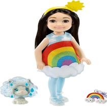 Barbie Boneca Chelsea Festa A Fantasia Arco Iris - Mattel