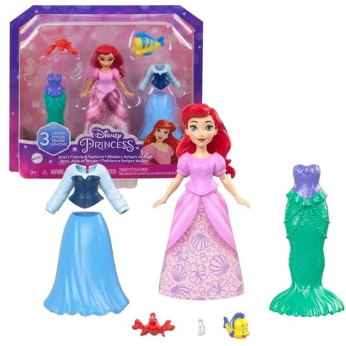 Princesa Disney Ariel Moda Fashion E Amigos Hph50 Mattel