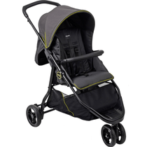 Carrinho de Bebe 3 Rodas Berço Passeio Burigotto CR3 Gray Neon