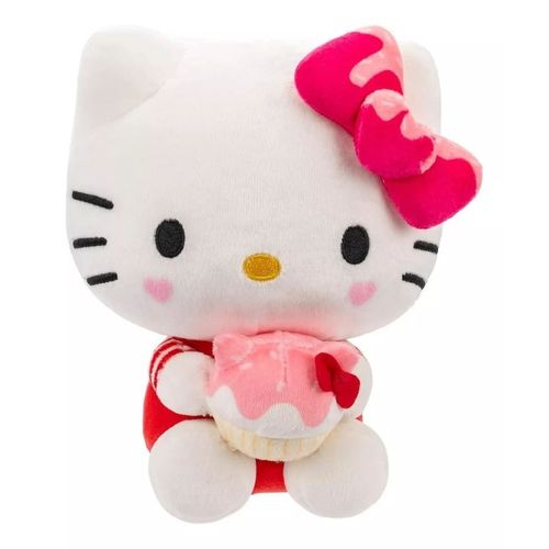 Hello Kitty Love - Pelúcia 20cm - Cupcake - Sunny