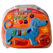 Brinquedo Cãozinho Musical Base Laranja - Ta Te Ti 0232