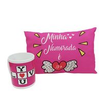 Almofada Minha Namorada E Demais + Caneca Decorada