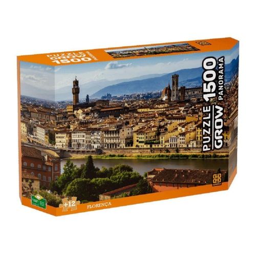 Puzzle 1500 Peças Panorama Florença - Grow 04260