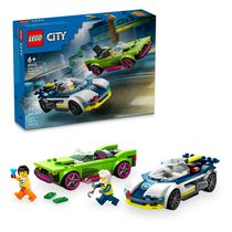 LEGO® City Perseguição de Carro da Polícia e Muscle Car; Conjunto 60415