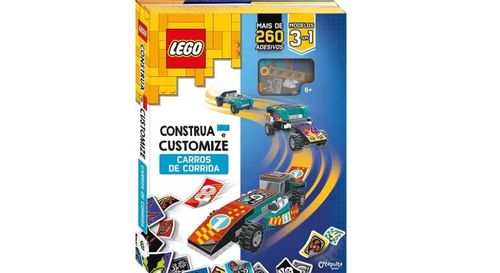 Livro Lego Construa e Customize Carros de Corrida- Catapulta