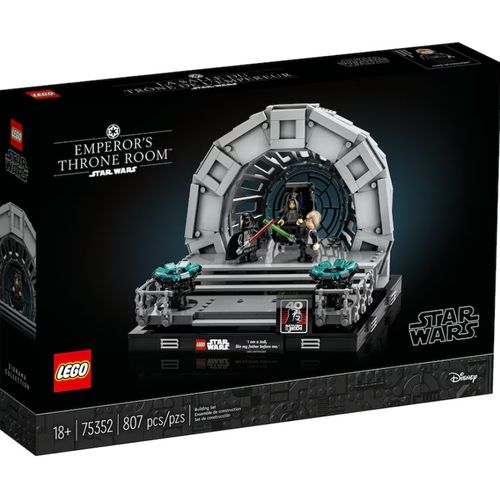 Star Wars Diorama da Sala do Trono do Imperador - Lego 75352