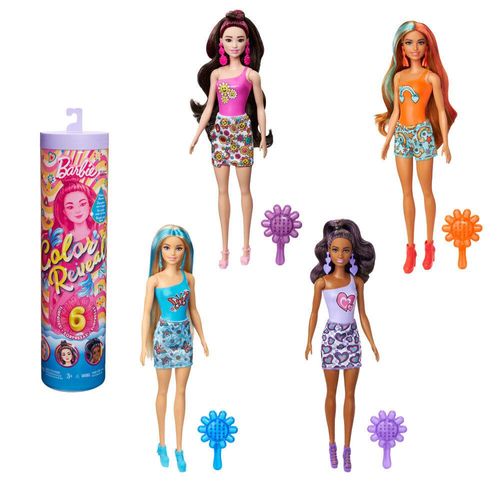 Barbie Color Reveal Ritmo Arco-Íris - Mattel HRK06-HTH44