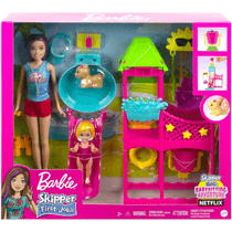 Barbie Skipper Parque Aquatico Mattel HKD80 - Barao e Fun