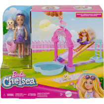 Barbie Chelsea Diversão No Tobogã De Água HTK39 Mattel Barao e Fun