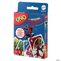 Jogo De Cartas - Uno - O Incrível Homem-Aranha - De 2 A 10 Jogadores - Mattel