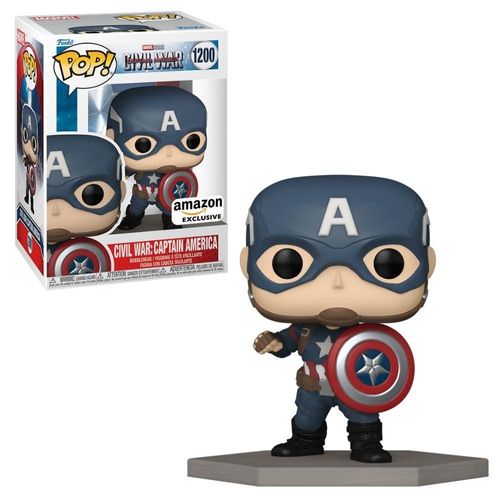 Boneco Funko POP! Marvel Civil War - Captain America