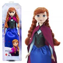 Anna Básica Vestido Azul Frozen - Mattel HLW46-HLW49