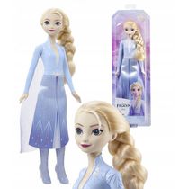 Elsa Basica Vestido Azul Frozen - Mattel HLW46-HLW48