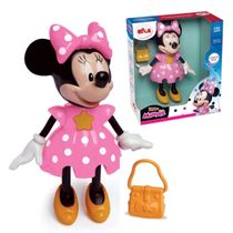 Boneca Disney Minnie Conta História com Som 26cm - Elka 856