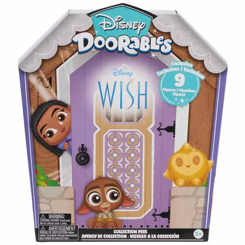 Coleção 9 Bonecos Colecionáveis Wish - Doorables Disney