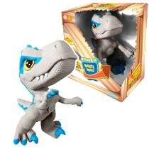 Dinossauro de Brinquedo Vinil Velociraptor Blue c/ Som Pupee