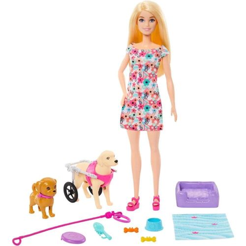 Barbie Passeio Cachorrinho Cadeira De Rodas - Mattel HTK37