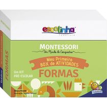 Coleção Escolinha Montessori Meu Primeiro Box de Atividades... Formas