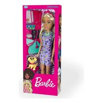 Barbie Profissões Veterinária Com 12 Frases De 70cm Gigante