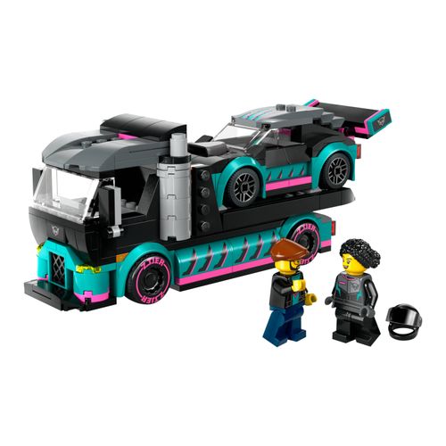 LEGO City - Carro de Corrida e Caminhão-Cegonha