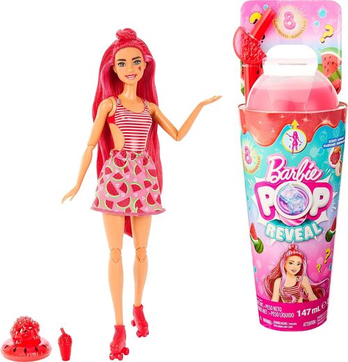 Boneca Barbie Pop Reveal Raspadinha de Melancia HNW43 - Mattel HNW40