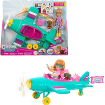 Boneca Barbie Chelsea Conjunto Avião C/ Acessórios 3+ Mattel